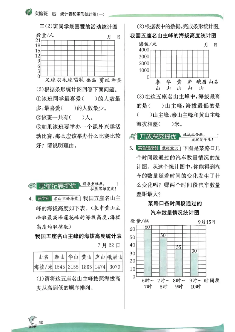 26春三下实验班提优训练数学苏教_2026春季学期_26春苏教数学《实验班提优训练》2-6下_26春《实验班提优训练》数学SJ3下