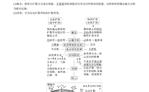考向03细胞内物质输入和输出-备战2023年高考生物一轮复习考点微专题（全国通用）（原卷版）_通用版（老高考）复习资料_2023年复习资料_一轮复习
