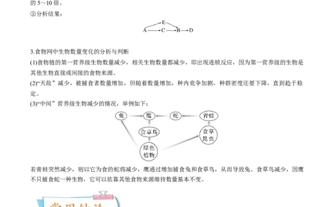 考向23生态系统的结构与能量流动-备战2023年高考生物一轮复习考点微专题（全国通用）（解析版）_通用版（老高考）复习资料_2023年复习资料_一轮复习