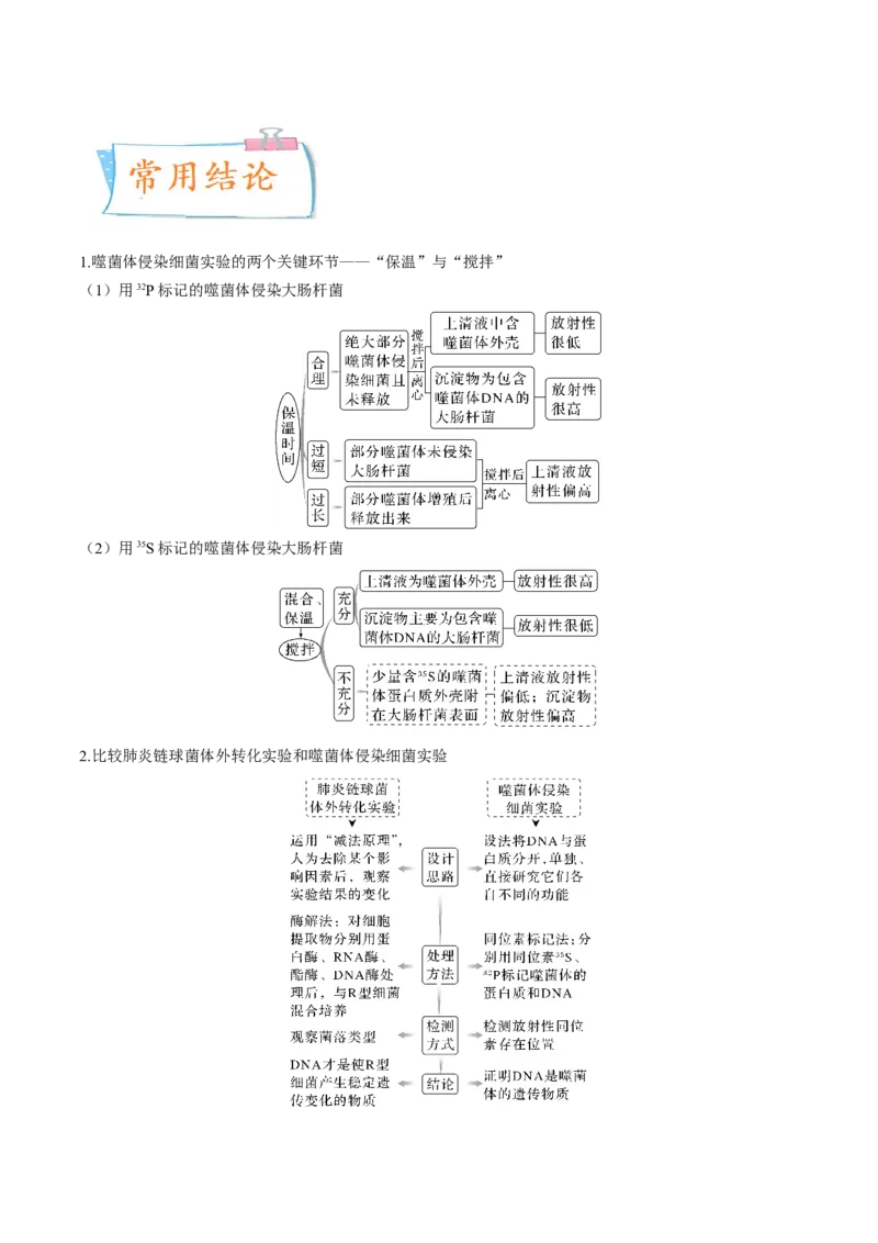 考向12基因的本质-备战2023年高考生物一轮复习考点微专题（全国通用）（原卷版）(1)_通用版（老高考）复习资料_2023年复习资料_一轮复习