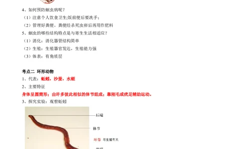 专题15动物的主要类群-2022年中考生物一轮复习抓重点考典型（人教版）（原卷版）_6生物中考复习_2023年中考复习资料_一轮复习_2022年中考生物一轮复习抓重点考典型（人教版）