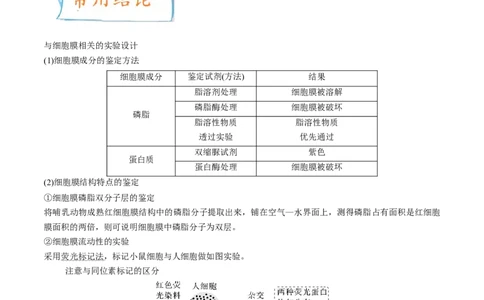 考向02细胞的基本结构-备战2023年高考生物一轮复习考点微专题（全国通用）（解析版）_通用版（老高考）复习资料_2023年复习资料_一轮复习