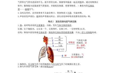 专题09人体的呼吸（知识帮）-备战2023年中考生物一轮复习考点帮（全国通用）_6生物中考复习_2023年中考复习资料_一轮复习_备战2023年中考生物一轮复习考点帮（全国通用）288506454