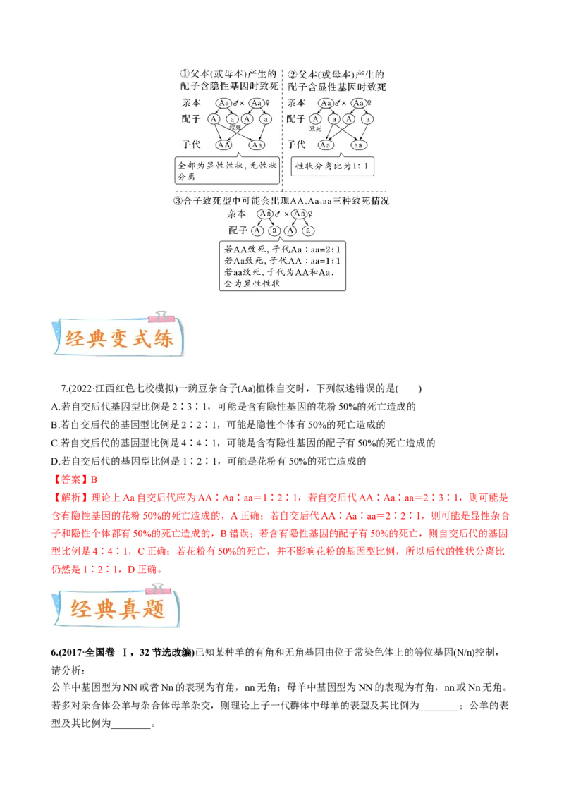 考向09基因的分离定律-备战2023年高考生物一轮复习考点微专题（全国通用）（解析版）(1)_通用版（老高考）复习资料_2023年复习资料_一轮复习