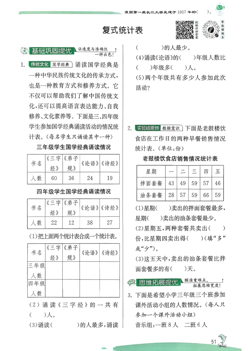 26春三下实验班提优训练数学人教_2026春季学期_26春人教数学《实验班提优训练》1-6下_26春《实验班提优训练》人教数学3下