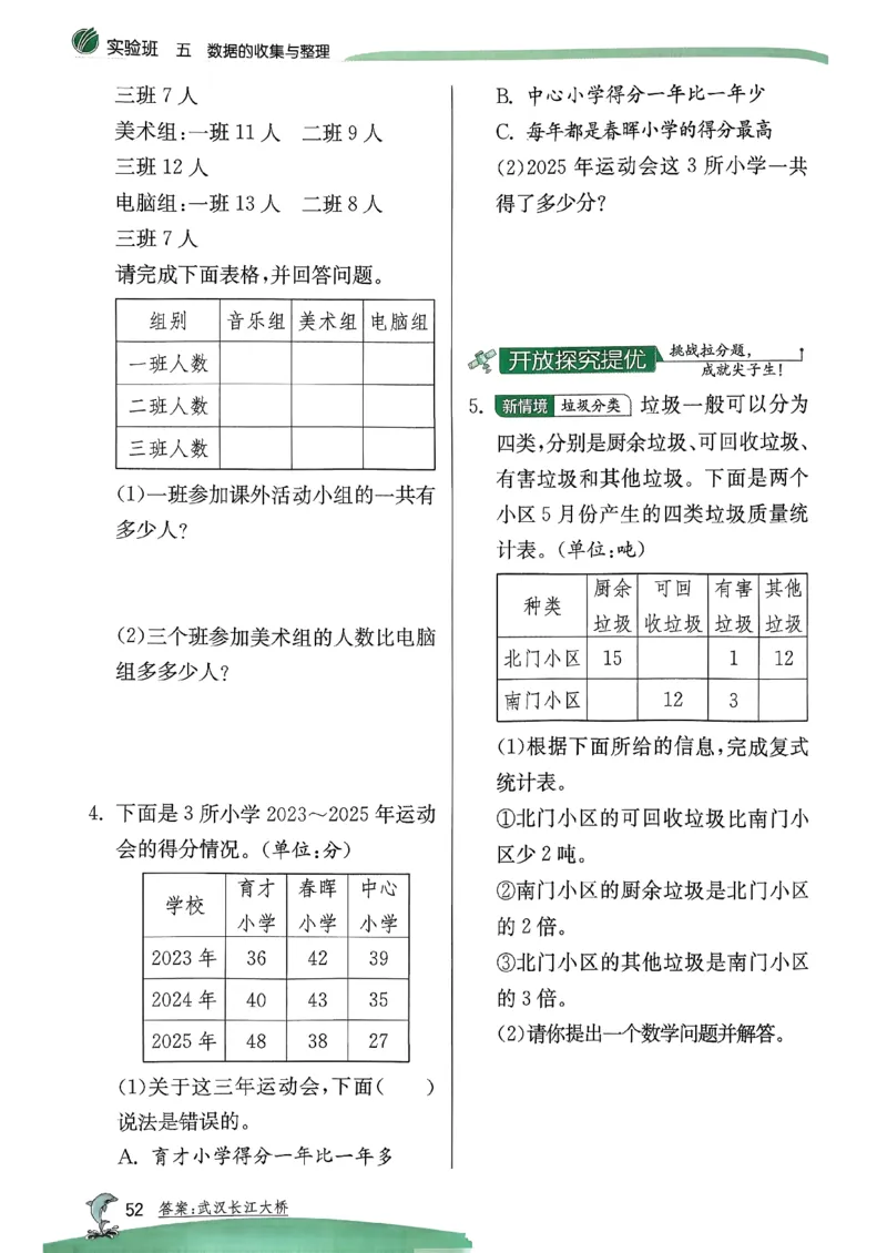 26春三下实验班提优训练数学人教_2026春季学期_26春人教数学《实验班提优训练》1-6下_26春《实验班提优训练》人教数学3下
