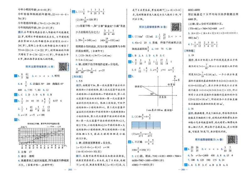 26春5下北师大数学学霸提优大试卷_2026春季学期_26春1~6下数学北师大学霸提优大试卷