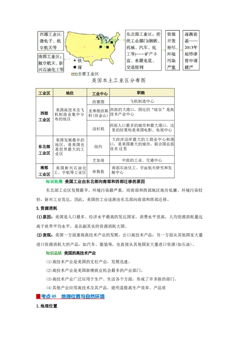 专题12西半球的国家（word）2025-2026学年初中地理人教版2024一轮复习学案知识点+习题（原卷版)_7地理中考复习_2026年中考复习（更新中）_2026中考地理一轮考点复习学案+配套课件_习题