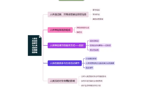 专题11人体生命活动的调节与人类活动对生物圈的影响-备战2023年中考生物核心考点梳理与必背_6生物中考复习_2023年中考复习资料_专项复习_备战2023年中考生物核心考点梳理与必背