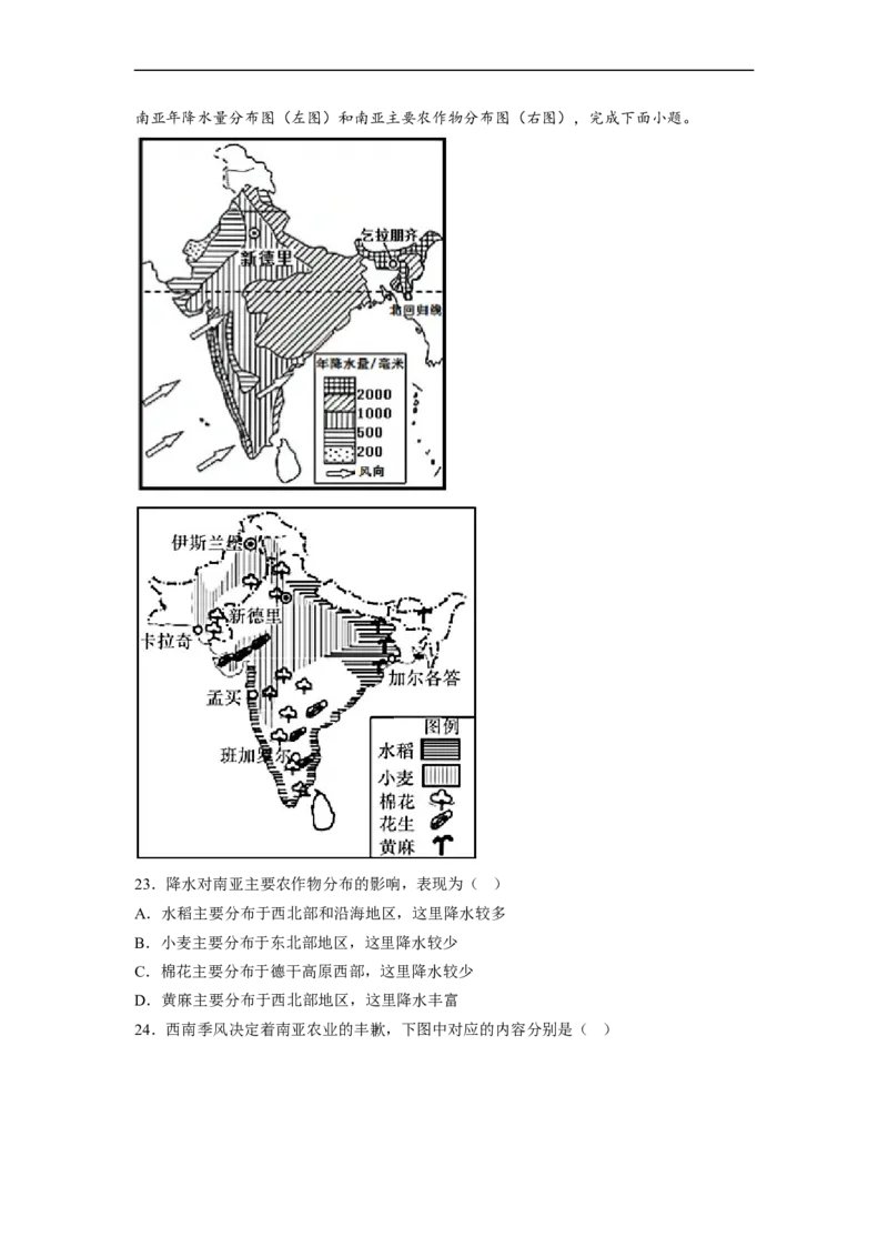 专题08了解区域-东南亚、南亚（讲义）（解析版）-2023年中考地理一轮复习讲练测_7地理中考复习_2023年中考复习资料_一轮复习_2023年中考地理一轮复习讲练测