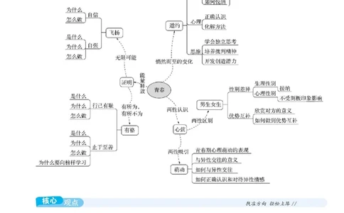 七年级下册第一单元　青春时光_9道法中考复习_2026年中考复习（更新中）_2026年中考道德与法治一轮复习学案（含答案）