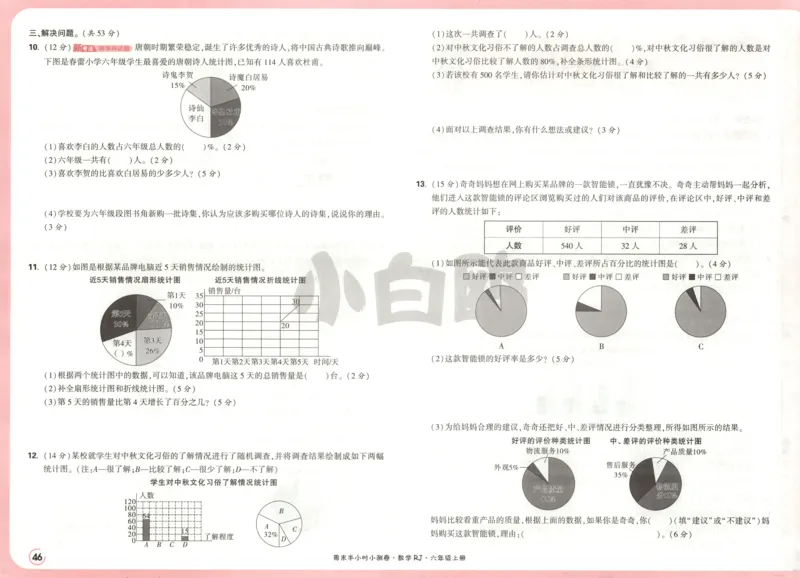 25秋《周末小测卷》6年级上册数学人教版试卷_2026春季学期_周末预测小卷_2026《一本&bull;周末小测卷》（1-6年级下）（数学）（人教版）_赠送：2026小白鸥周末小测卷数学1-6年级上册