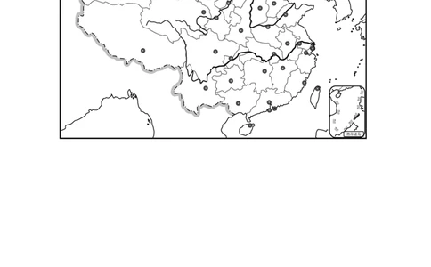 中国政区空白图（带省会右下南海诸岛）_7地理中考复习_2023年中考复习资料_专项复习_备战2023中考总复习课件+学案_21.（备考2023）中考（学考）地理总复习中考各类空白（填图）