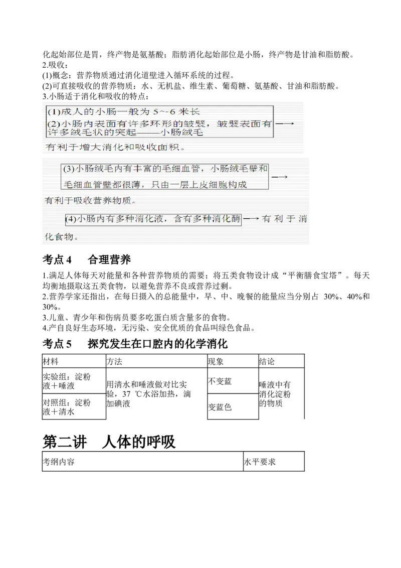 中考生物知识点总结_6生物中考复习_2023年中考复习资料_专项复习