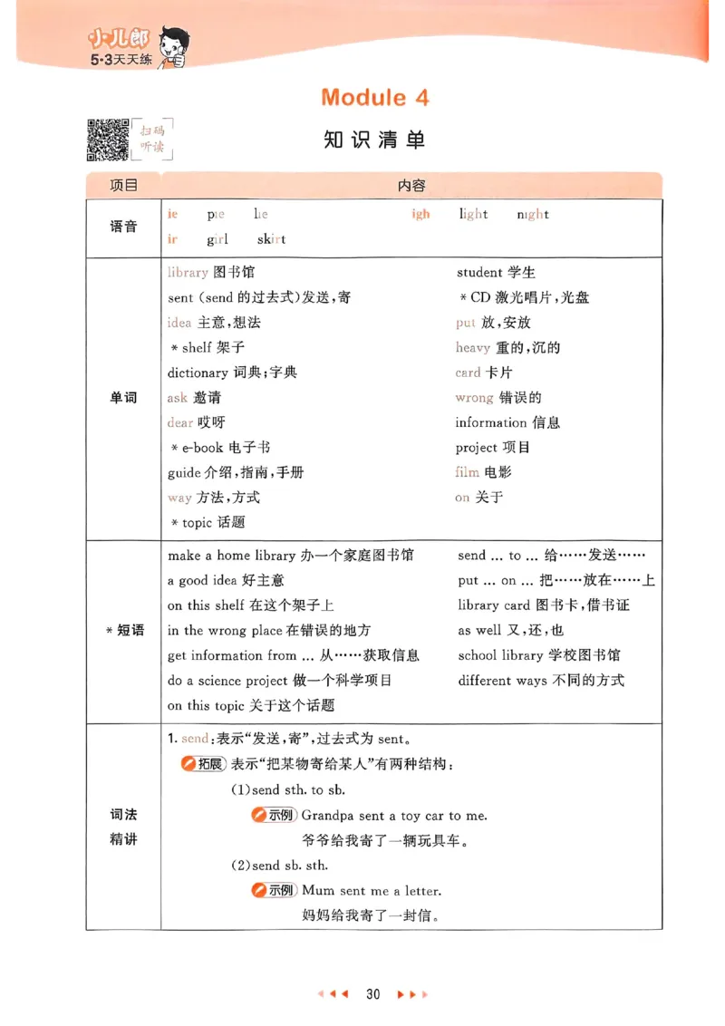 53天天练外研英语5下_decrypted_26春53小学系列合集_3-6年级英语下册外研版《53天天练》_53天天练外研英语5下