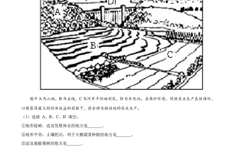 专题21中国的农业-备战2024年中考地理识图速记手册与变式演练（全国通用）（原卷版）_7地理中考复习_2024年中考复习资料_专项复习资料
