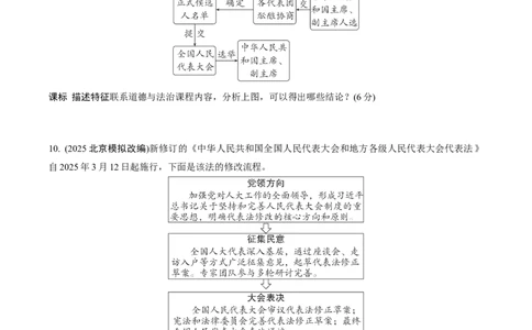 八年级（下册）第三单元第六课我国国家机构_9道法中考复习_2026年中考复习（更新中）_2026年中考道德与法治一轮复习分层练（含答案）