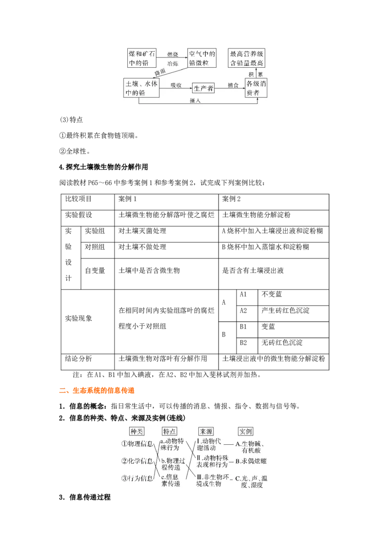 考点32生态系统的物质循环、信息传递及其稳定性(解析版)_通用版（老高考）复习资料_2023年复习资料_一轮复习_2023年高考生物一轮复习讲练测（全国通用）