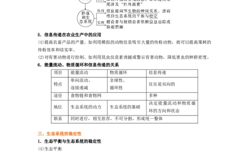 考点32生态系统的物质循环、信息传递及其稳定性(解析版)_通用版（老高考）复习资料_2023年复习资料_一轮复习_2023年高考生物一轮复习讲练测（全国通用）