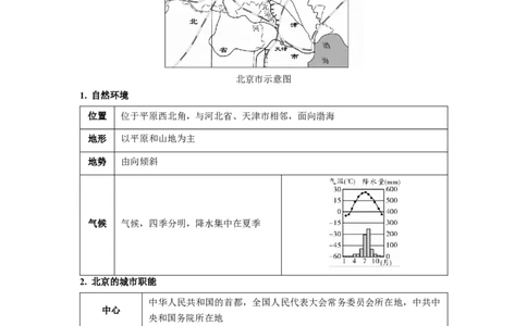 专题23认识区域-北京、台湾、珠江三角洲（讲义）（原卷版）-2023年中考地理一轮复习讲练测_7地理中考复习_2023年中考复习资料_一轮复习_2023年中考地理一轮复习讲练测