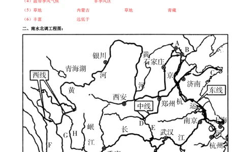 专题20中国的自然资源-备战2024年中考地理识图速记手册与变式演练（全国通用）（解析版）_7地理中考复习_2024年中考复习资料_专项复习资料_答案解析版