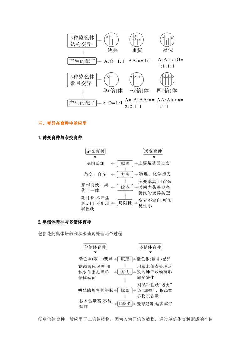 考点22染色体变异（原卷版）_通用版（老高考）复习资料_2023年复习资料_一轮复习_2023年高考生物一轮复习讲练测（全国通用）