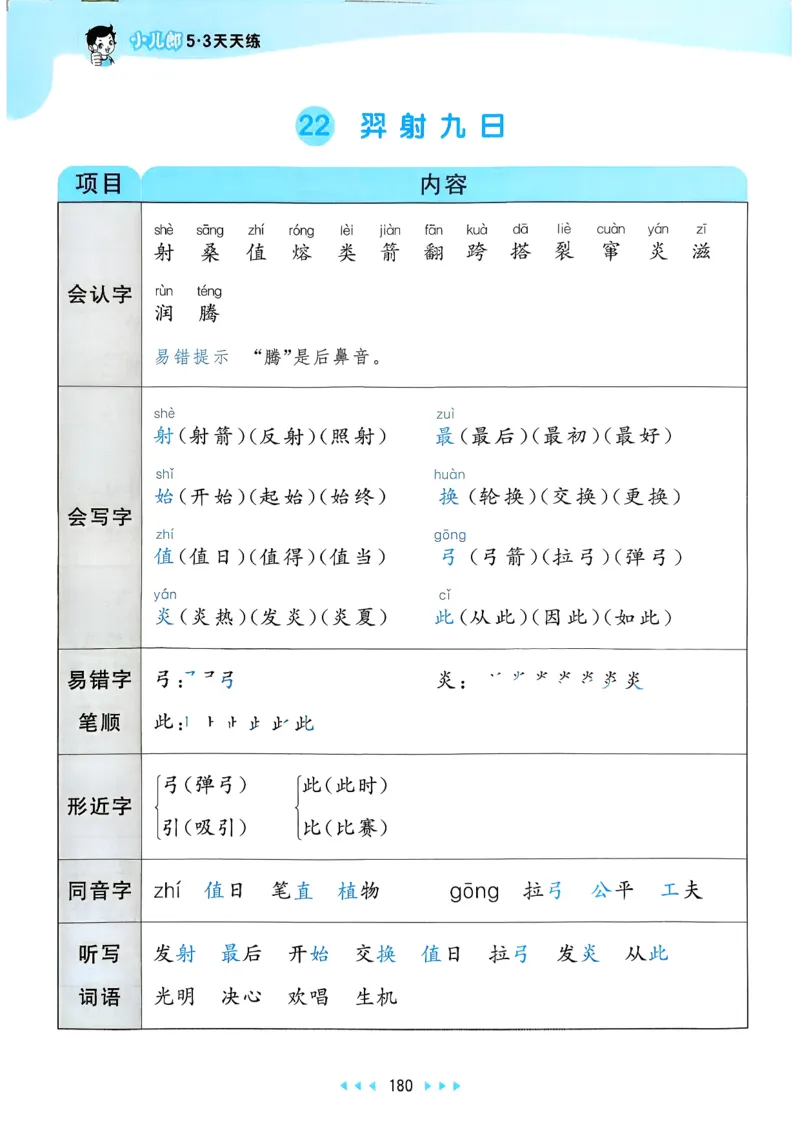 一年级语文下册人教版26春《53天天练》课堂笔记_2026春季学期_26春53天天练_26春53天天练语文1-6下完整版全套_二年级语文下册人教版26春《53天天练》