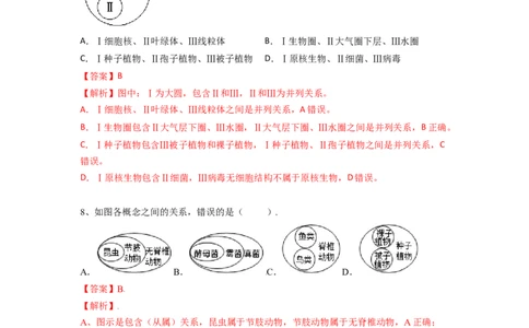 专题18生物的多样性及其保护-2022年中考生物一轮复习抓重点考典型（人教版）（解析版）_6生物中考复习_2023年中考复习资料_一轮复习_2022年中考生物一轮复习抓重点考典型（人教版）