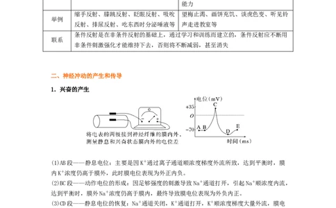 考点25神经调节（解析版）_通用版（老高考）复习资料_2023年复习资料_一轮复习_2023年高考生物一轮复习讲练测（全国通用）