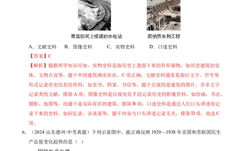 专题30经济大危机和第二次世界大战&middot;选择题（全国通用）（原卷版）_8历史中考复习_2026年中考复习（更新中）_好题汇编三年（2023-2025）中考历史真题分类汇编（全国通用）