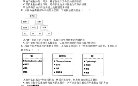 专题25生物的分类和生物的多样性（原卷版）_6生物中考复习_2024年中考复习资料_一轮复习资料_完精准复习课件精讲ppt+习题精练备战2024年中考生物一轮复习全考点通关_配套练习