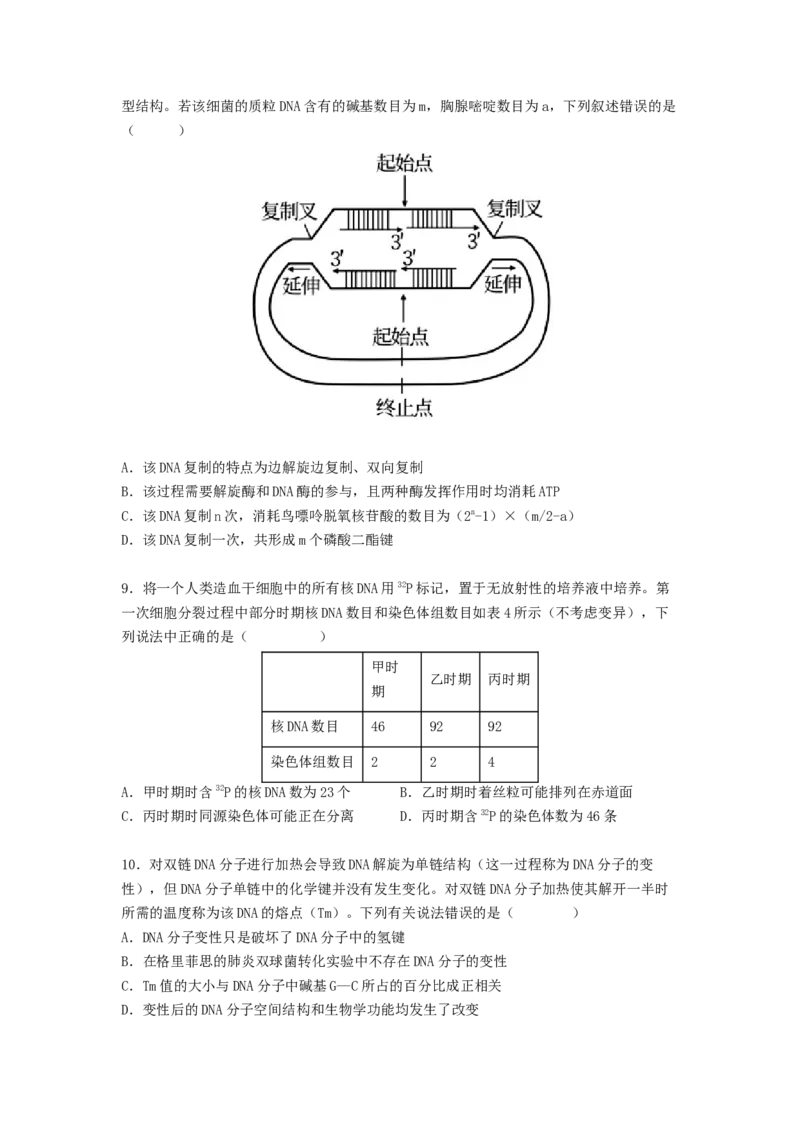 考点19DNA的分子结构、复制和基因本质（原卷版）_通用版（老高考）复习资料_2023年复习资料_一轮复习_2023年高考生物一轮复习讲练测（全国通用）