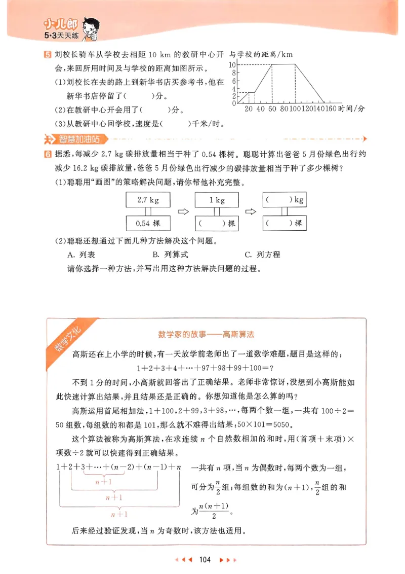 53天天练北师数学6下_26春53小学系列合集_1-6年级数学下册北师大版《53天天练》_25春53天天练北师数学6下