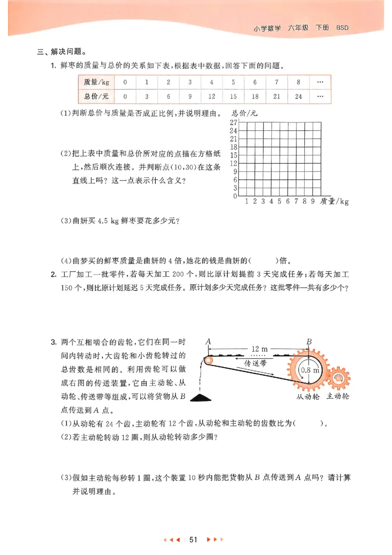 53天天练北师数学6下_26春53小学系列合集_1-6年级数学下册北师大版《53天天练》_25春53天天练北师数学6下