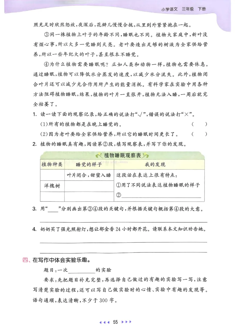 53天天练人教语文3下_26春53小学系列合集_1-6年级语文下册人教版《53天天练》