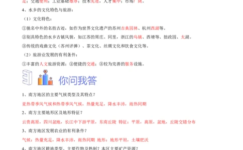 专题27南方地区和长江三角洲-备战2024年中考地理识图速记手册与变式演练（全国通用）（解析版）_7地理中考复习_2024年中考复习资料_专项复习资料_答案解析版