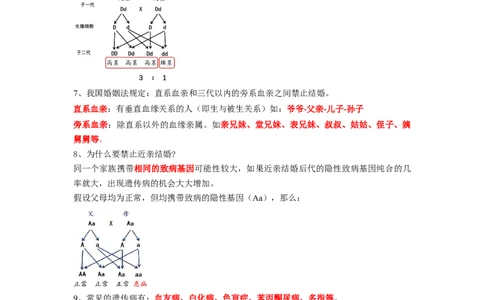 专题20生物的遗传与变异-2022年中考生物一轮复习抓重点考典型（人教版）（原卷版）_6生物中考复习_2023年中考复习资料_一轮复习_2022年中考生物一轮复习抓重点考典型（人教版）
