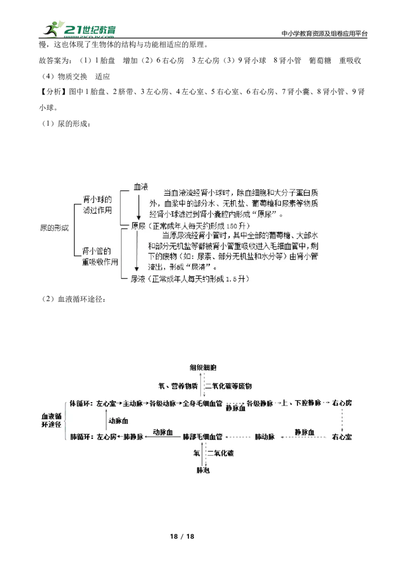 人教版2023届中考一轮复习专用训练卷&mdash;专题10人的生殖（含解析）_6生物中考复习_2023年中考复习资料_一轮复习_人教版2023届中考生物一轮复习专用训练卷
