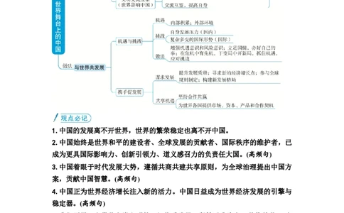 中考道德与法治复习九年级下册第二单元世界舞台上的中国教案_9道法中考复习_2026年中考复习（更新中）_2026年道德与法治中考一轮复习知识梳理+主题突破教案