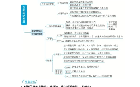 中考道德与法治复习九年级上册第一单元富强与创新第二课踏创新驱动发展教案_9道法中考复习_2026年中考复习（更新中）_2026年道德与法治中考一轮复习知识梳理+主题突破教案