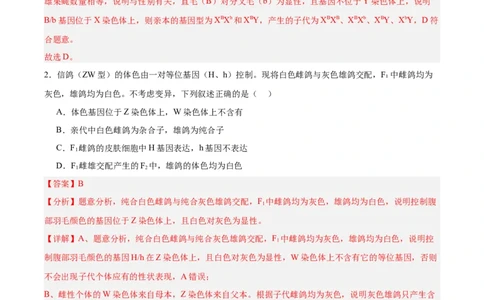 考点通关卷18遗传综合（解析版）_2025年新高考资料_一轮复习_2025年高考生物一轮复习考点通关卷（新高考通用）_考点通关卷18遗传综合-2025年高考生物一轮复习考点通关卷（新高考通用）