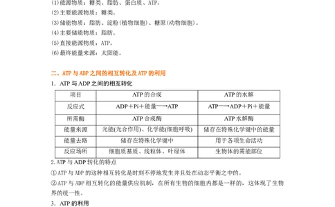 考点10ATP和酶（解析版）_通用版（老高考）复习资料_2023年复习资料_一轮复习_2023年高考生物一轮复习讲练测（全国通用）