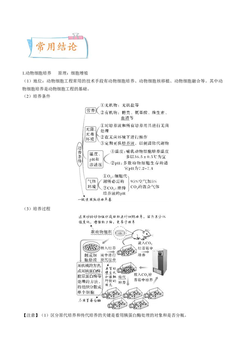 考向27细胞工程-备战2023年高考生物一轮复习考点微专题（全国通用）（原卷版）_通用版（老高考）复习资料_2023年复习资料_一轮复习_备战2023年高考生物一轮复习考点微专题（全国通用）