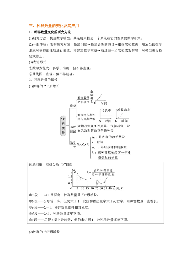 考点29种群及其动态（原卷版）_通用版（老高考）复习资料_2023年复习资料_一轮复习_2023年高考生物一轮复习讲练测（全国通用）