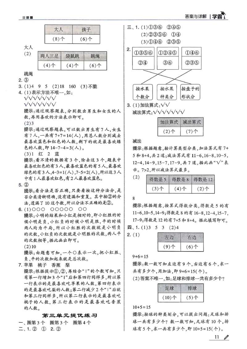 一下五星学霸苏教答案解析_2026春季学期_26春五星学霸_数学《五星学霸》苏教26春_26春《五星学霸》数学苏教1下
