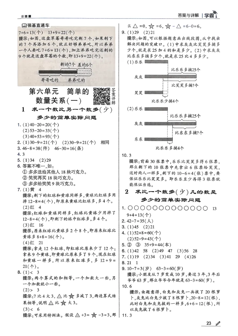 一下五星学霸苏教答案解析_2026春季学期_26春五星学霸_数学《五星学霸》苏教26春_26春《五星学霸》数学苏教1下