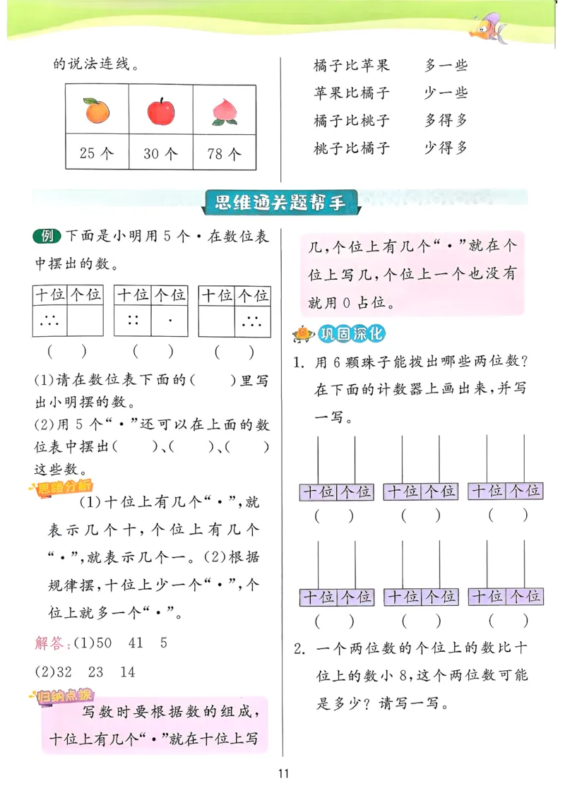 一下上分攻略_2026春人教数学《实验班提优训练》_26春《实验班提优训练》人教数学1下