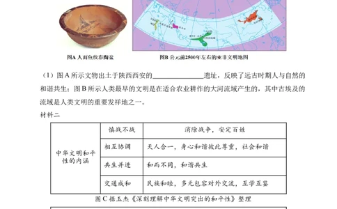 专题38中外结合&middot;综合题（全国通用）（解析版）_8历史中考复习_2026年中考复习（更新中）_好题汇编三年（2023-2025）中考历史真题分类汇编（全国通用）