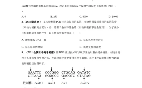 考向28基因工程及生物技术安全性与伦理问题-备战2023年高考生物一轮复习考点微专题（全国通用）（原卷版）_通用版（老高考）复习资料_2023年复习资料_一轮复习