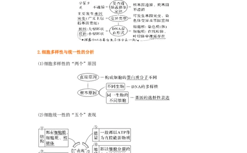考点02细胞的多样性和统一性（原卷版）_通用版（老高考）复习资料_2023年复习资料_一轮复习_2023年高考生物一轮复习讲练测（全国通用）